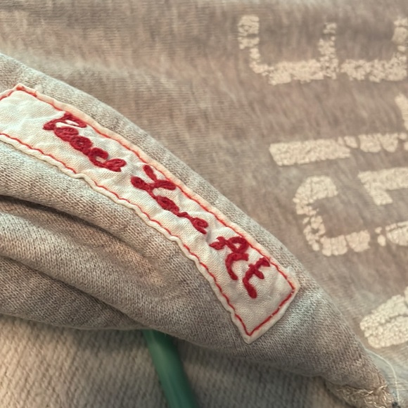 Medium American Eagle zip up Hoodie Peave, Love, AE - Picture 7 of 8